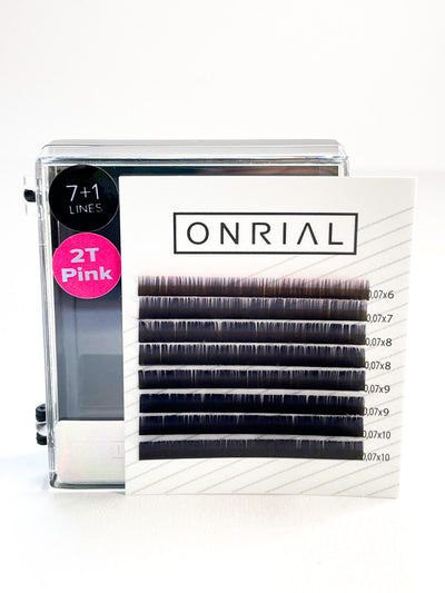 WIMPER OMBRE PINK MIX BIEGUNG: C DICKEN: 0,07 - onrial.de