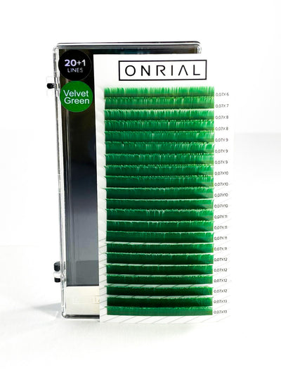 WIMPERN V.Green MIX BIEGUNG: L DICKEN: 0,07 - onrial.de