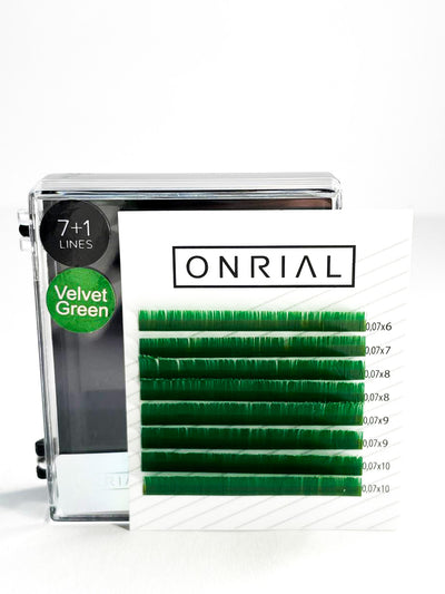 WIMPERN V.Green MIX BIEGUNG: C DICKEN: 0,07 - onrial.de