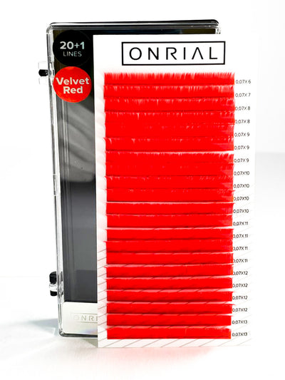 WIMPERN V.RED MIX BIEGUNG: L DICKEN: 0,07 - onrial.de