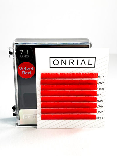 WIMPERN V.RED MIX BIEGUNG: C DICKEN: 0,07 - onrial.de