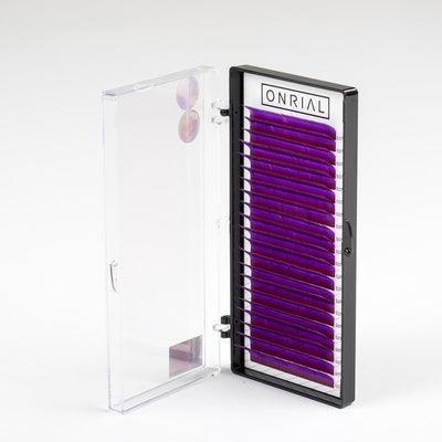 WIMPERN VIOLET MIX BIEGUNG: D DICKEN: 0,07 - onrial.de